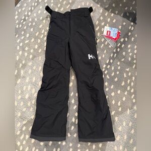 Helly Hansen Black Junior legendary Ski Pants black sz 10 NEW!